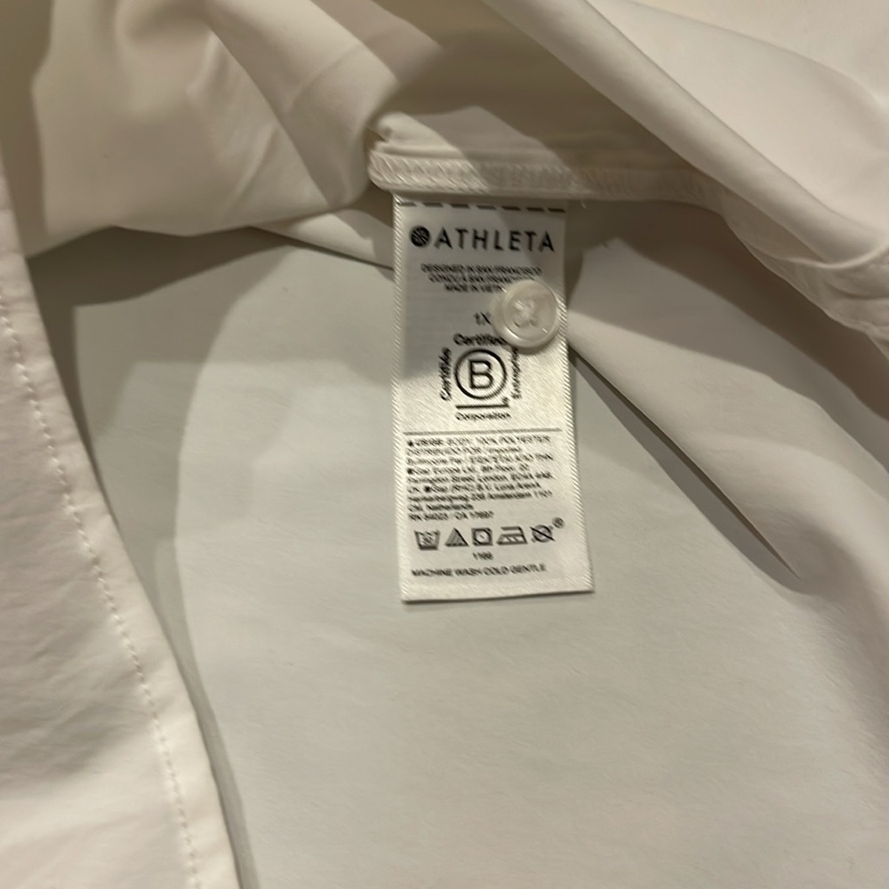 Athleta Poplin Blouse - Picture 7 of 8